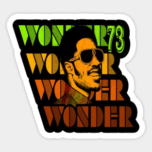 Stevie Wonder 73 // Retro Style Sticker